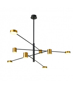 LED Полилей REMDAL PND-16374-8-BK-GD-3K Italux 36W 3000K | Osvetlenieto.bg