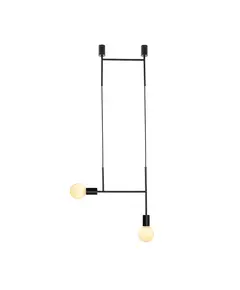 Модерен полилей KYOTO TNK852P38BK Aca Lighting 2xE27 | Osvetlenieto.bg