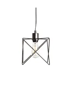 Пендел ANDY KS1462P1BK Aca Lighting 1xE27 | Osvetlenieto.bg