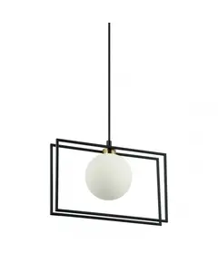 Пендел GROSETTA PND-53423-1-BK Italux 1xG9 | Osvetlenieto.bg