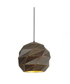 Пендел PALERMO PND-2424-1L-GR+GD Italux 1xE27 | Osvetlenieto.bg