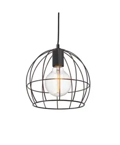 Пендел PROMETHEUS KS202925BK Aca Lighting 1xE27 | Osvetlenieto.bg