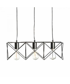 Полилей ANDY KS1462P3BK Aca Lighting 3xE27 | Osvetlenieto.bg
