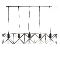 Полилей ANDY KS1462P5BK Aca Lighting 5xE27 | Osvetlenieto.bg