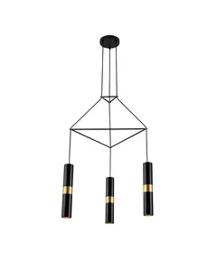 Полилей DA VINCI HM853P56BK Aca Lighting 3xGU10 | Osvetlenieto.bg