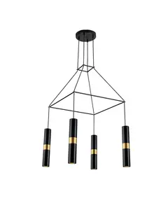 Полилей DA VINCI HM854P56BK Aca Lighting 4xGU10 | Osvetlenieto.bg