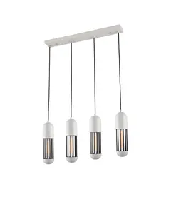 Полилей LAB HM174P65WH Aca Lighting 4xE27 | Osvetlenieto.bg