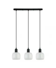 Полилей LAMEZIA PND-67594-3-BK+CL Italux 3xE27 | Osvetlenieto.bg
