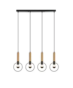 Полилей MIRACOLO HL39974P94BB Aca Lighting 4xE27 | Osvetlenieto.bg