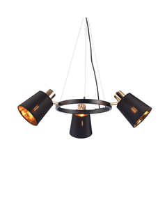 Полилей NORMA EG213P63BK Aca Lighting 3xE14 | Osvetlenieto.bg