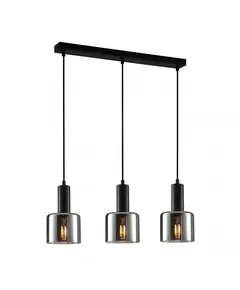 Полилей SANTIA PND-65342-3-BK+SG Italux 3xE27 | Osvetlenieto.bg