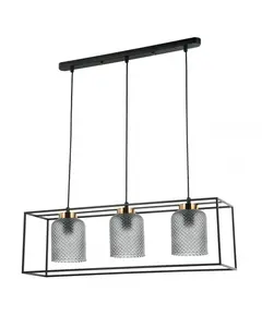 Полилей SINELLA PND-23231-3-BK+SG Italux 3xE27 | Osvetlenieto.bg