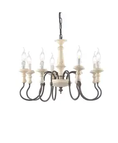 Полилей TOULOUSE EG178P60R Aca Lighting 8xE14 | Osvetlenieto.bg