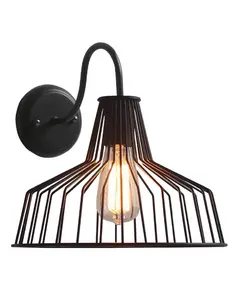 Аплик HADES KS1525W1BK Aca Lighting 1xE27 | Osvetlenieto.bg