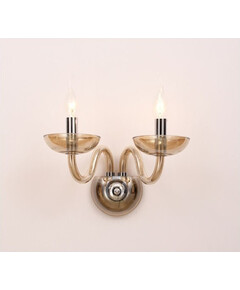 Аплик LUNARIA BLK82182WCNC Aca Lighting 2xE14 | Osvetlenieto.bg