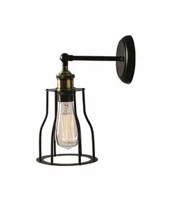 Аплик SOTIS KS1342W151BK Aca Lighting 1xE27 | Osvetlenieto.bg