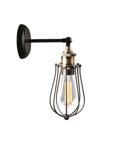 Аплик SOTIS KS2047W1BK Aca Lighting 1xE27 | Osvetlenieto.bg