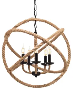 Пендел CERN 563625PCR Aca Lighting 5xE14 | Osvetlenieto.bg