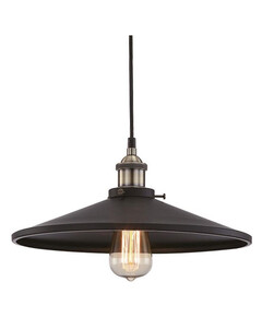 Пендел HIPPOLYTE KS1288P361BK Aca Lighting 1xE27 | Osvetlenieto.bg