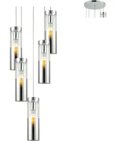 Полилей DEJAVU V371975PCH Aca Lighting 5xE27 | Osvetlenieto.bg