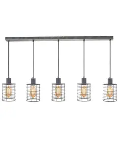 Полилей DUBLIN GN735PCE Aca Lighting 5xE27 | Osvetlenieto.bg