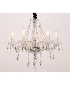 Полилей GLADIOLO BLK80416PCC Aca Lighting 6xE14 | Osvetlenieto.bg