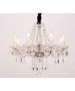 Полилей GLADIOLO BLK80418PCC Aca Lighting 8xE14 | Osvetlenieto.bg