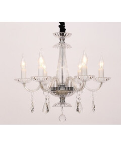 Полилей LOMPELIA BLK80386PCC Aca Lighting 6xE14 | Osvetlenieto.bg