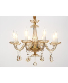 Полилей LOMPELIA BLK80388PCMG Aca Lighting 8xE14 | Osvetlenieto.bg