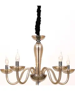 Полилей LUNARIA BLK82185PCNC Aca Lighting 5xE14 | Osvetlenieto.bg