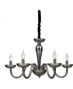 Полилей LUNARIA BLK82185PSGC Aca Lighting 5xE14 | Osvetlenieto.bg