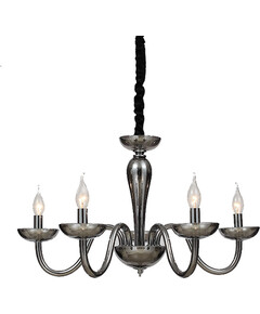 Полилей LUNARIA BLK82185PSGC Aca Lighting 5xE14 | Osvetlenieto.bg