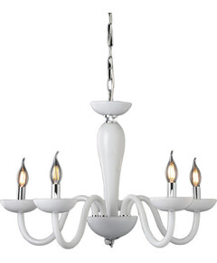 Полилей LUNARIA BLK82185PWC Aca Lighting 5xE14 | Osvetlenieto.bg