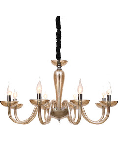 Полилей LUNARIA BLK82188PCNC Aca Lighting 8xE14 | Osvetlenieto.bg
