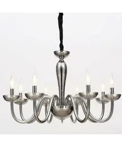 Полилей LUNARIA BLK82188PSGC Aca Lighting 8xE14 | Osvetlenieto.bg