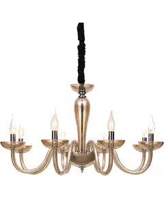 Полилей LUNARIA BLK82188PCNC Aca Lighting 8xE14 | Osvetlenieto.bg