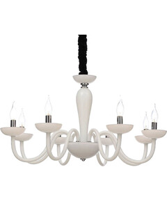 Полилей LUNARIA BLK82188PWC Aca Lighting 8xE14 | Osvetlenieto.bg