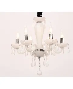 Полилей TULIA BLK82046PWC Aca Lighting 6xE14 | Osvetlenieto.bg