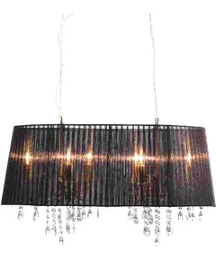 Полилей ALICE 2P800BK Aca Lighting 6xE14 | Osvetlenieto.bg