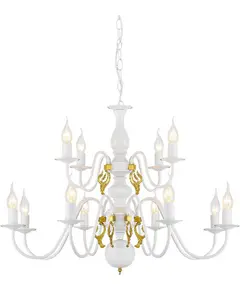 Полилей VELVET DLA120012P Aca Lighting 12xE14 | Osvetlenieto.bg