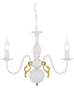 Полилей VELVET DLA12003P Aca Lighting 3xE14 | Osvetlenieto.bg