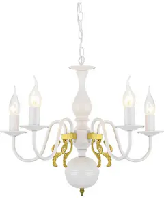 Полилей VELVET DLA12005P Aca Lighting 5xE14 | Osvetlenieto.bg