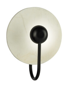 LED Аплик ZAMBELIS 18168 SCONCE MARBLE - BLACK 3W 3000K | Osvetlenieto.bg