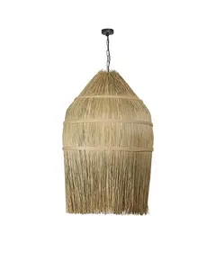 Пендел ZAMBELIS 17129 PENDANT 1L RATAN 1xE27 | Osvetlenieto.bg