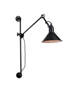Аплик ZAMBELIS 19218 SCONCE 1L STEEL BLACK 1xE27 | Osvetlenieto.bg