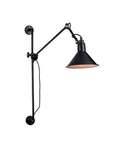 Аплик ZAMBELIS 19218 SCONCE 1L STEEL BLACK 1xE27 | Osvetlenieto.bg
