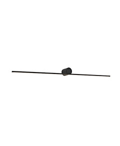 LED Аплик за баня ZAMBELIS 20145 WALL LAMP DOWNWARD ALUMINIUM DRIVER BLACK 6W 3000K IP44 | Osvetlenieto.bg