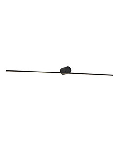 LED Аплик за баня ZAMBELIS 20146 WALL LAMP DOWNWARD ALUMINIUM BLACK 10W 3000K IP44 | Osvetlenieto.bg