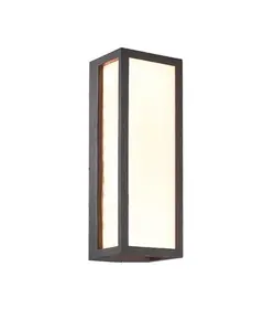 LED Фасаден аплик ZAMBELIS E202 OUTDOOR SCONCE GRAPHITE 9W 3000K | Osvetlenieto.bg