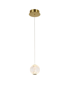 LED пендел Rosario PND-12220121-1A-GD Italux 4.2W 3000K | Osvetlenieto.bg